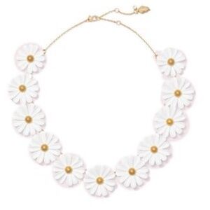 Kate Spade Dazzling Daisies statement necklace New